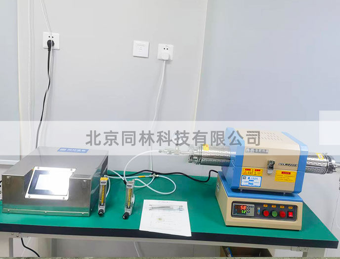 某院管式爐搭配高濃度免费看片视频發生器安裝現場